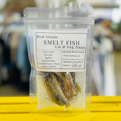 Whole Smelt Fish Cat & Dog Treats